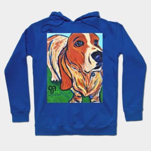 Basset Hound Full Composition Hoodie